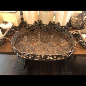 GG Collection Oval Acanthus Tray $180
